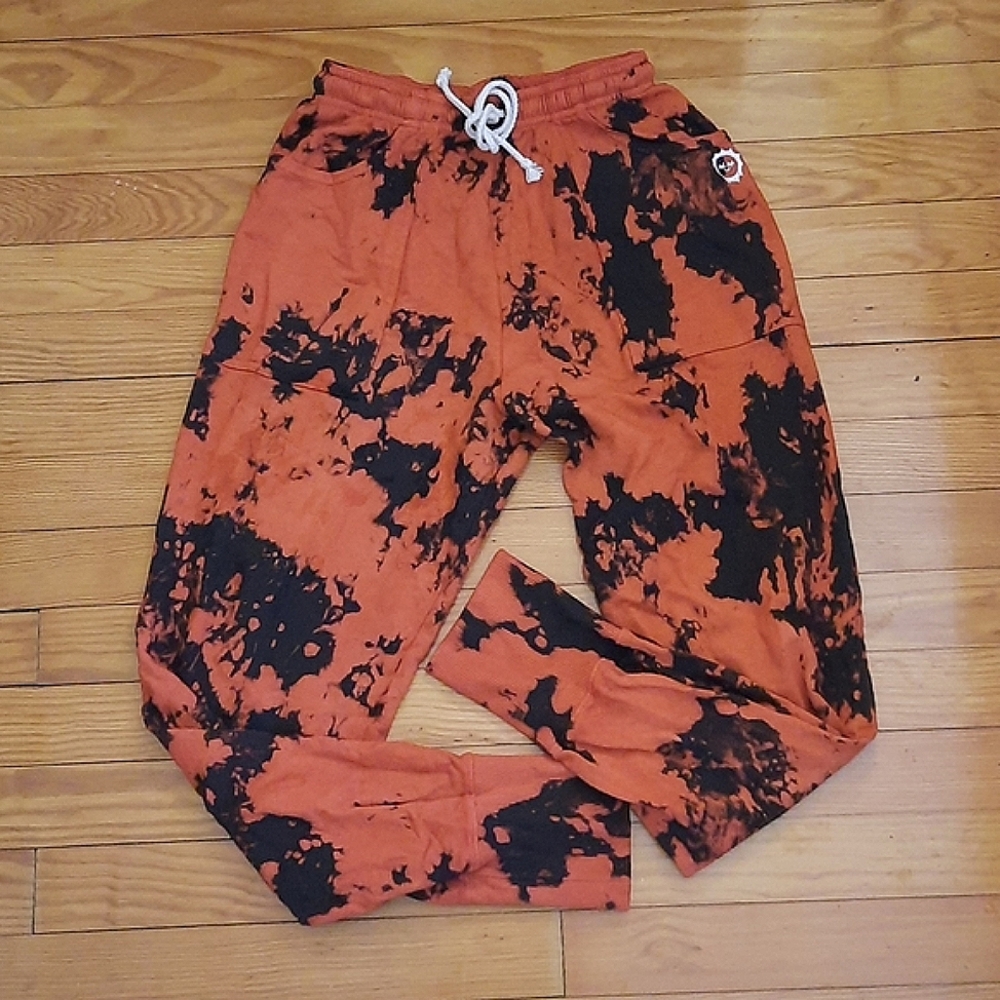 Big Bud Press Orange Tie dye Sweatpants